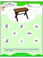 M Sesi Çalışma Sayfaları